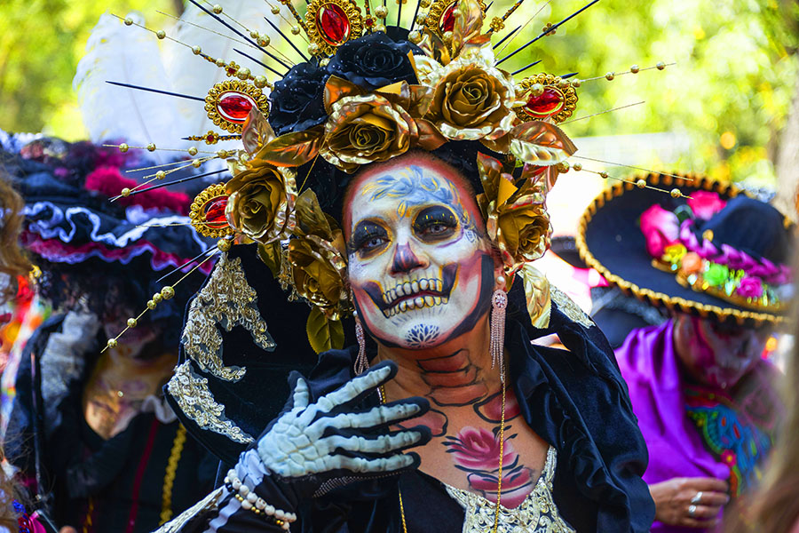 Day of the Dead in Mexico. Image credit: Carlos Tischler/ Eyepix Group/Future Publishing via Getty Images