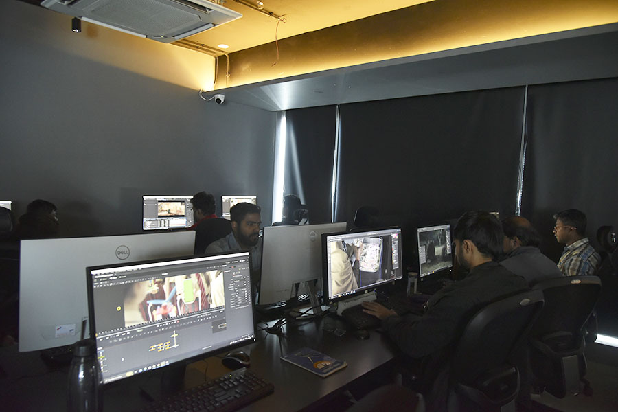 A new project in post-production stages at Nube Studio LLP, Mumbai. Image: Hemal Patel for Forebs India