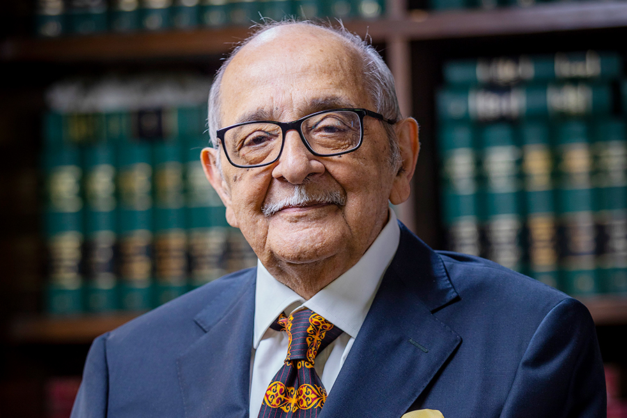 Former Supreme court advocate Fali Nariman passed away on February 21 in Delhi.
Image: Ilaksha