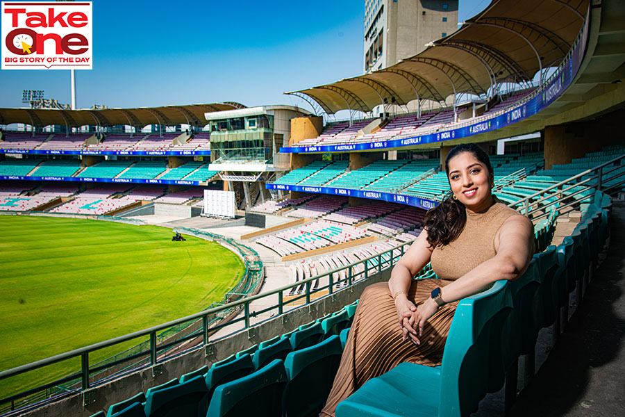 Jinisha Sharma, Director, Capri Sports
Location Credits: D Y Patil Stadium, Nerul, Navi Mumbai.                   
Image: Bajirao Pawar for Forbes India