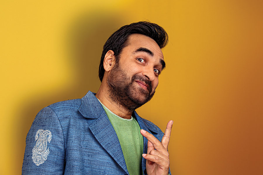 Pankaj Tripathi's entry into the world of OTT in 2018 allowed him to showcase his versatility as an actor, especially as the uncrowned king and don, Kaleen Bhaiya, from the web series, Mirzapur. Image: Madhu Kapparath; Styling: Vineet Chauhan; Hair: Eikash Biswakarma; Make up: Suresh Mohanty