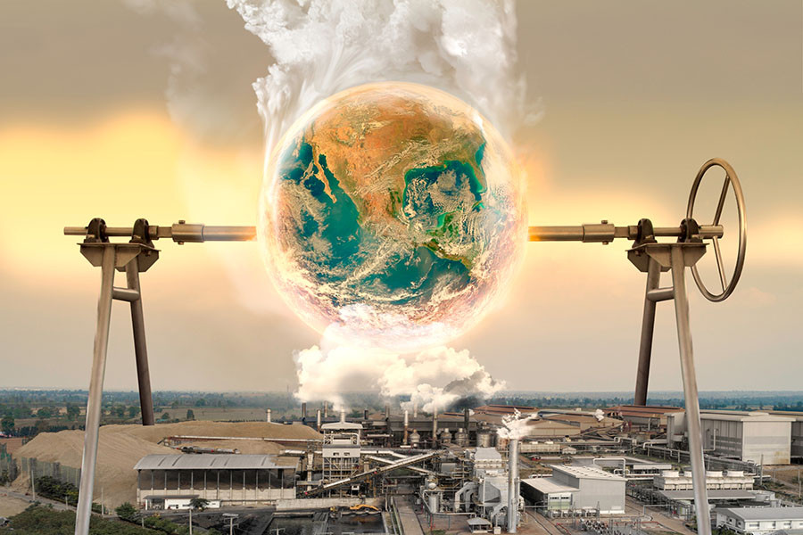 The EU has stated that, on an average, the Earth experienced a temperature increase of 1.48°C in 2023 compared to the pre-industrial period. Image: Shutterstock