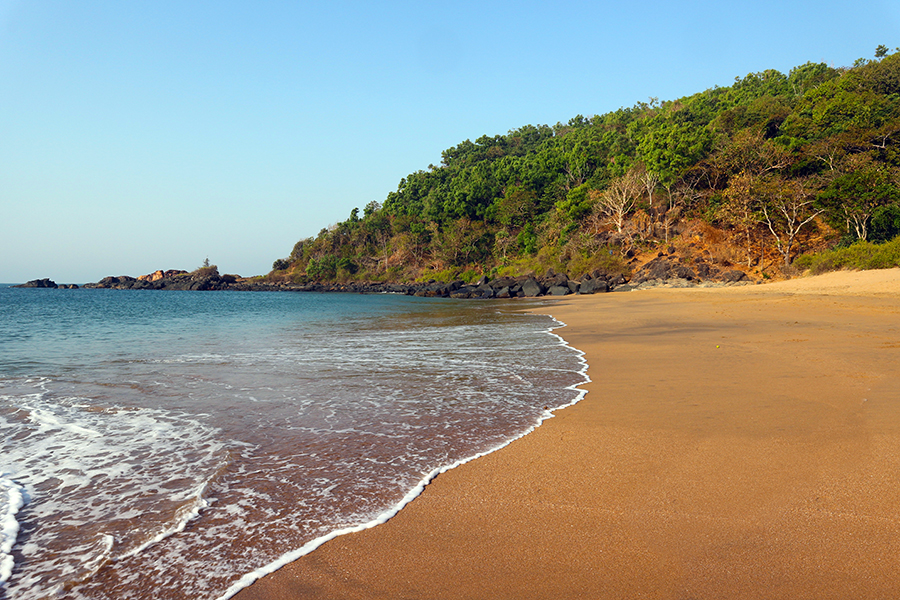 Half Moon Beach, Karnataka. Image credit: Shutterstock