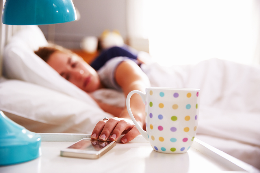Looking at your phone as soon as you wake up predisposes you to be more distracted for the rest of the day. Image: Shutterstock