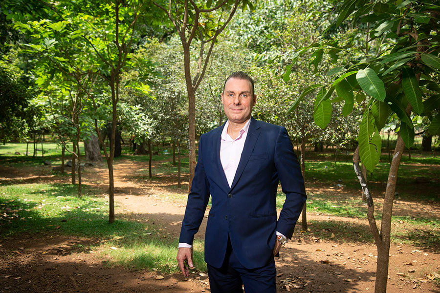 Simon Wiebusch, President of Bayer South Asia. Photographed at Bayer House, Thane.
Image: Bajirao Pawar for Forbes India