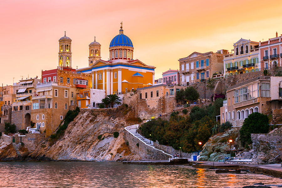 Ermoupoli, Greece. Image credit: Shutterstock.
