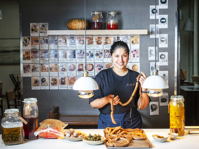 A woman's place, in the kitchen