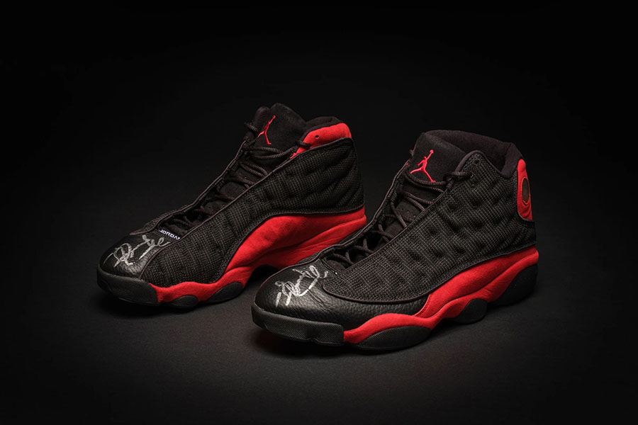 Michael Jordan’s 1998 NBA Finals Sneakers; Image: Sotheby's 