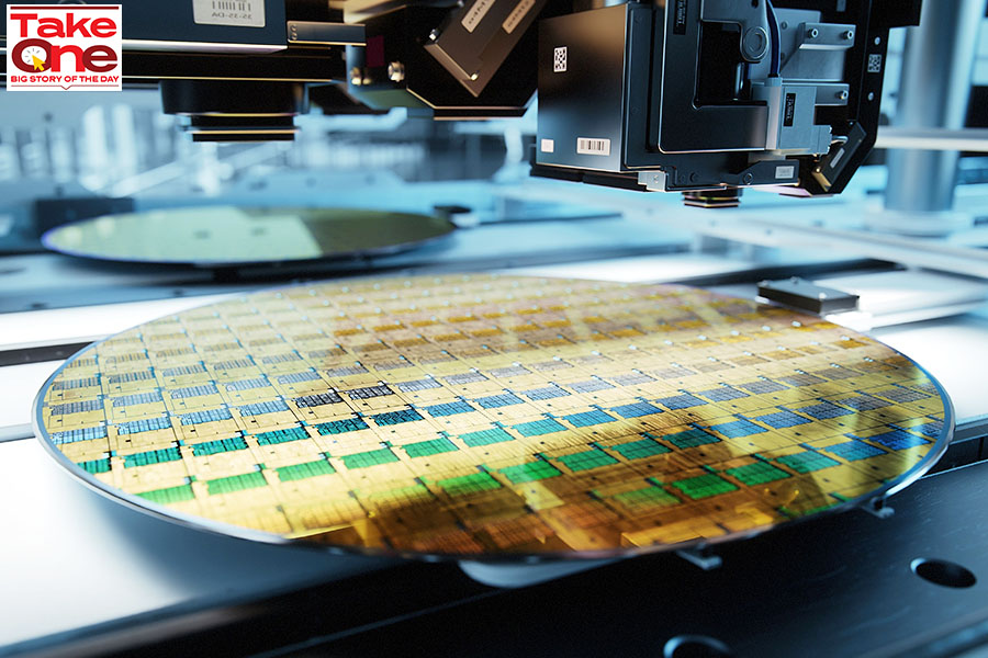India’s semiconductor demand was estimated at about  billion in 2022 and projected to reach 2 billion by 2032. The country’s electronics ministry envisions an overall products manufacturing output of 0 billion by 2026, versus  billion in 2022.
Image: Shutterstock