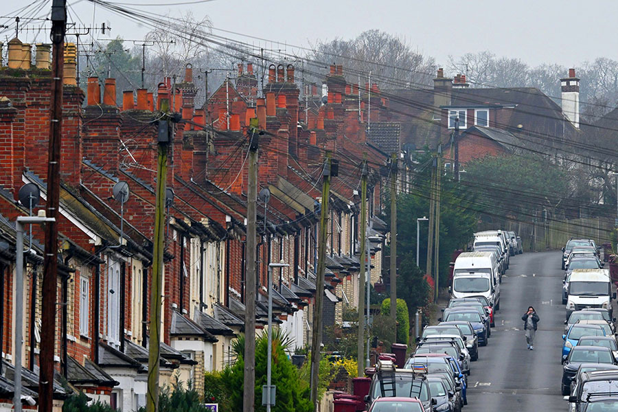 The UK housing crisis, long regarded as one of the country's most glaring social problems, has been sparked by a historic shortage of affordable housing which has pushed up rents and house prices. Image: Justin Tallis / AFP©