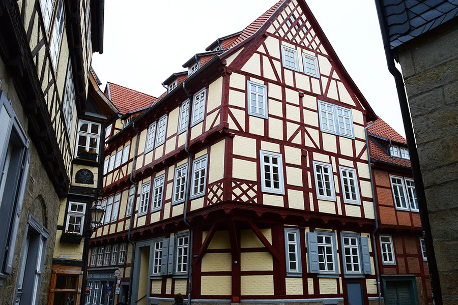 In Goslar in Germany, colourful facades and crooked gables boast a proud legacy