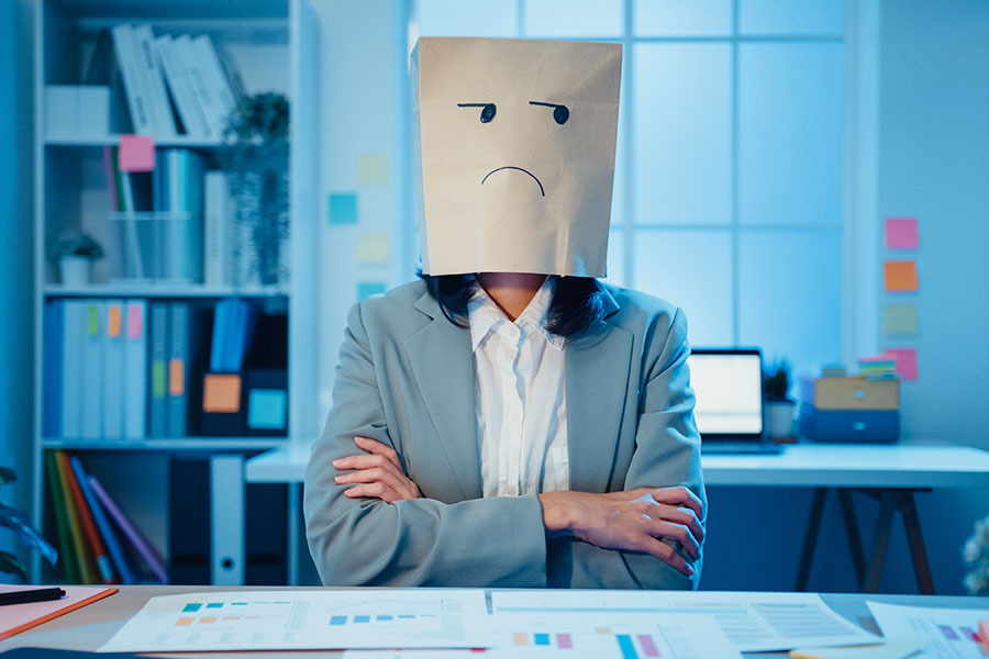 Employees who lose their cool in the office tend to quickly feel guilty about their behavior. Image: Shutterstock