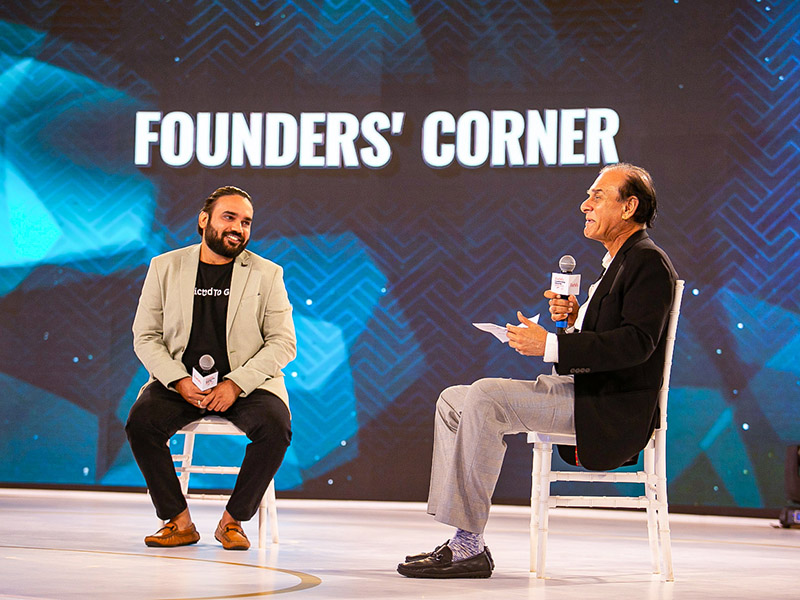 Founder's Corner with Harsh Mariwala of Marico and Tarun Sharma of mCaffeine—FILA 2022